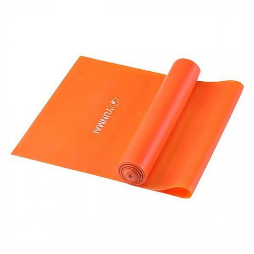 Лента эластичная для фитнеса Yunmai Elastic Band 0.35 мм (YMTB-T301) Orange (Оранжевый) — фото