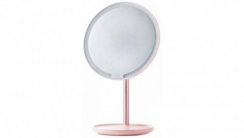 Зеркало Jordan & Judy для макияжа с ножкой (NV532) (Розовый) — фото