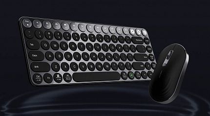 Miyu Elite Keyboard + Miyu Elite Mouse.  Механическая беспроводная клавиатура с поддержкой голосовых команд и мышь